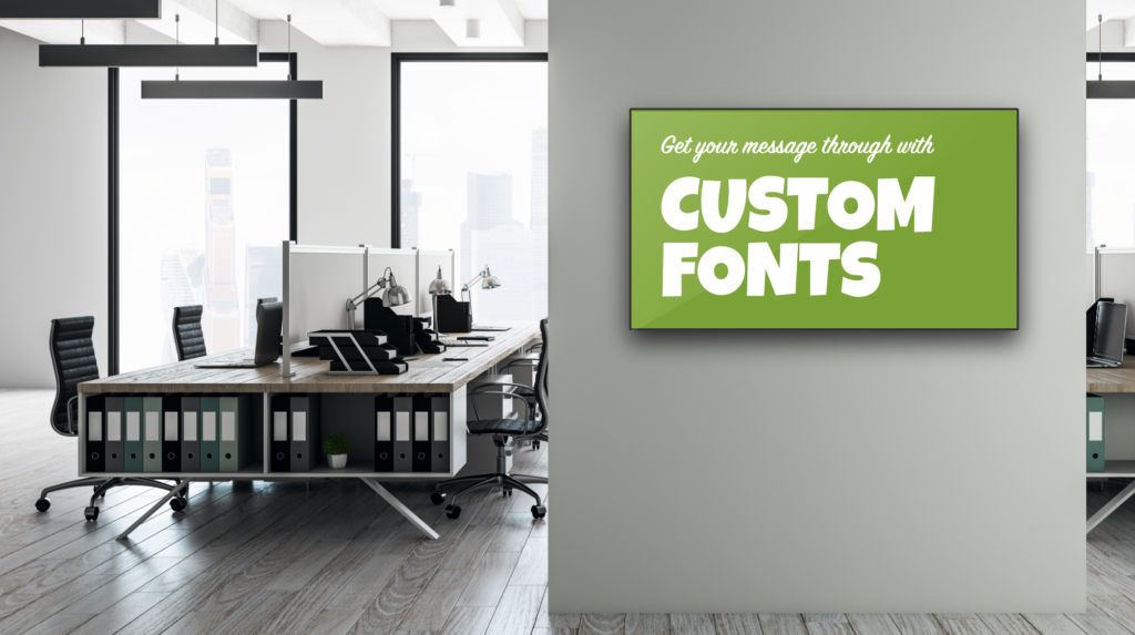 custom fonts